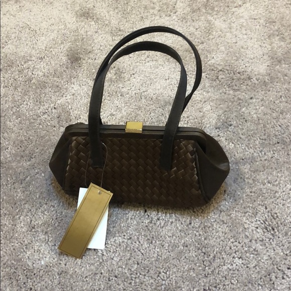 Handbags - NWT Brown clutch purse
